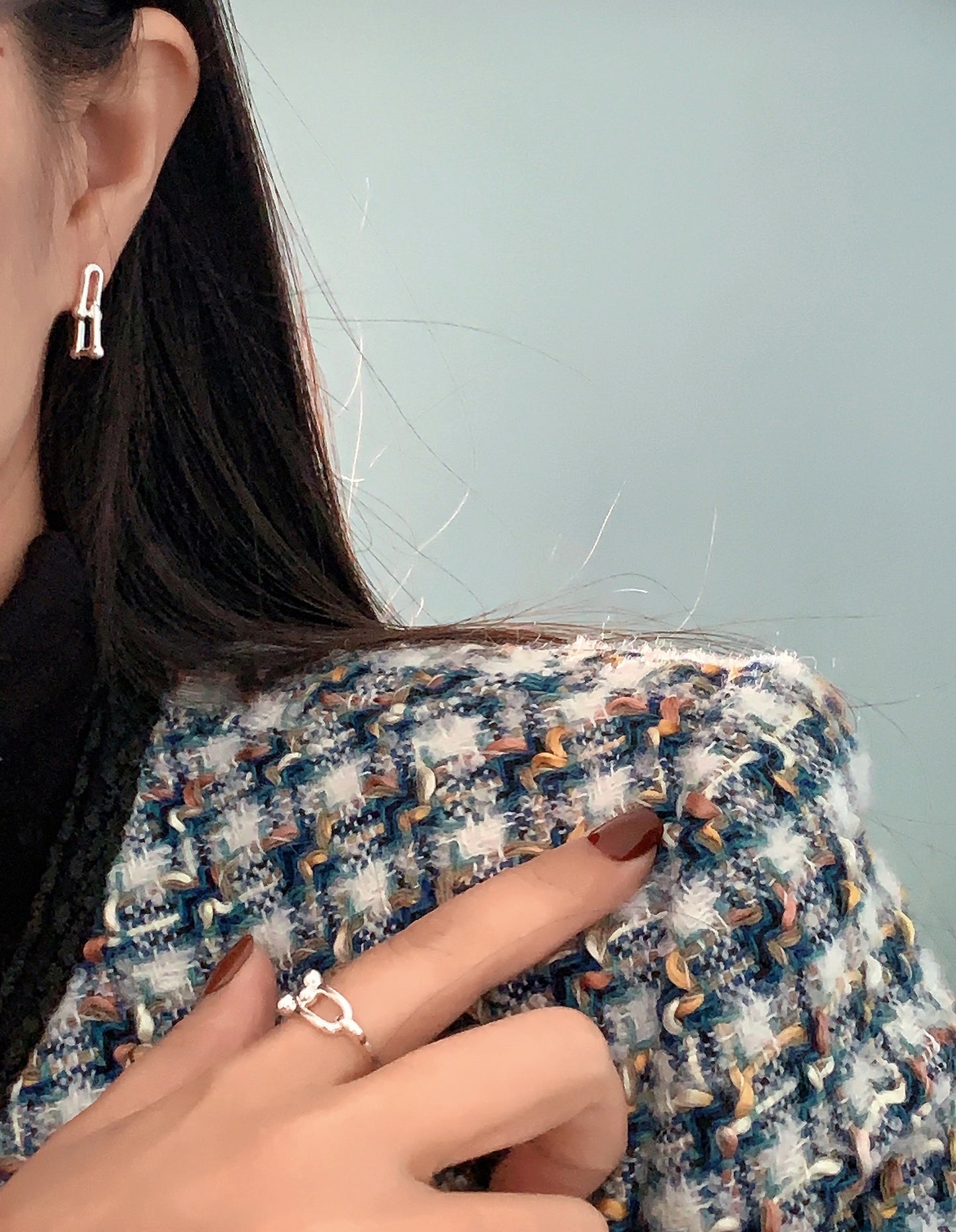 Horseshoe Stud Earrings