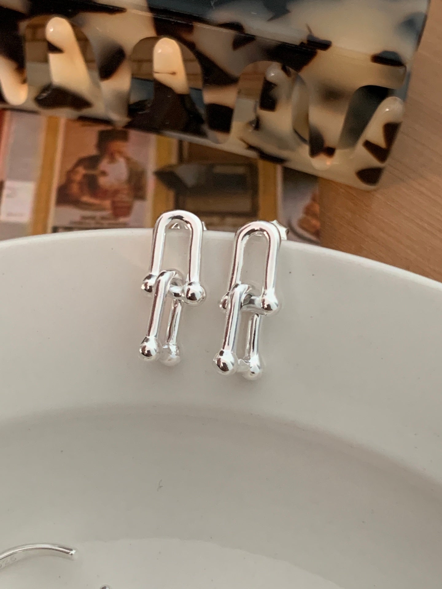 Horseshoe Stud Earrings