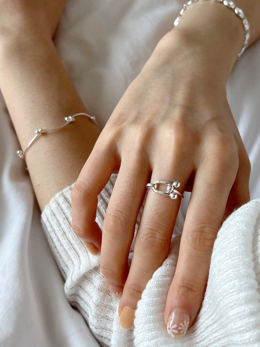 Horseshoe Stud Ring