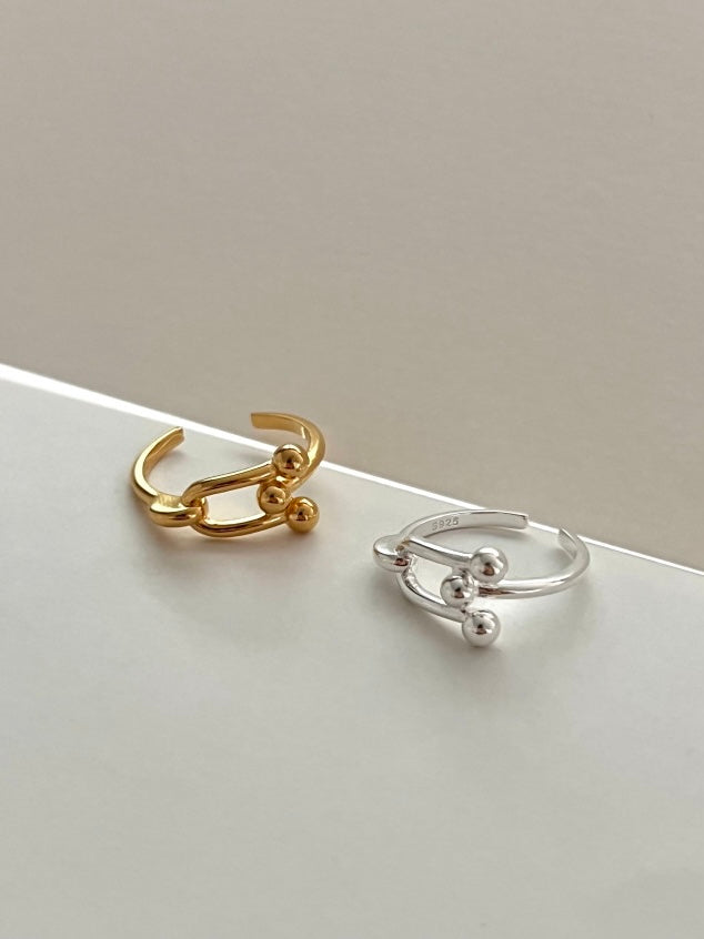 Horseshoe Stud Ring