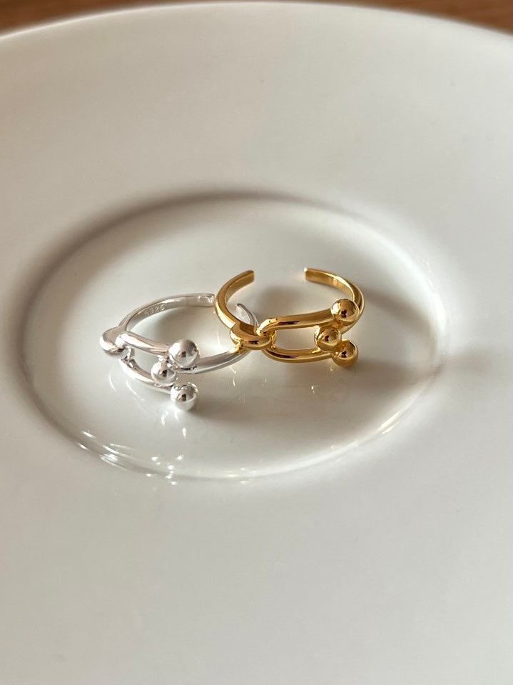 Horseshoe Stud Ring