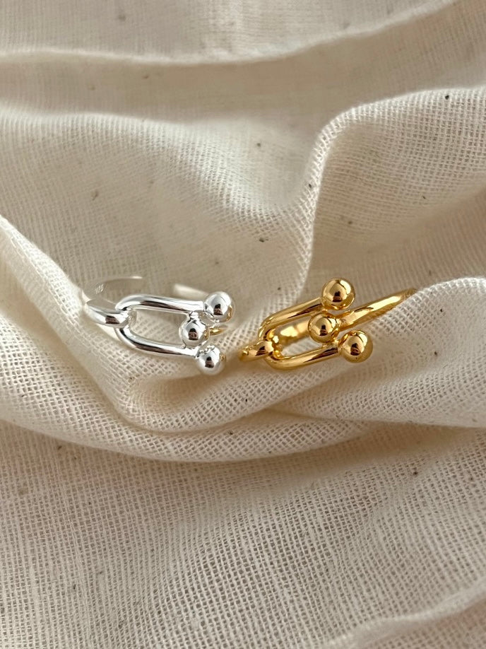 Horseshoe Stud Ring