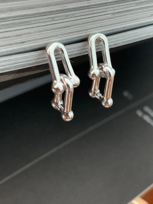 Horseshoe Stud Earrings