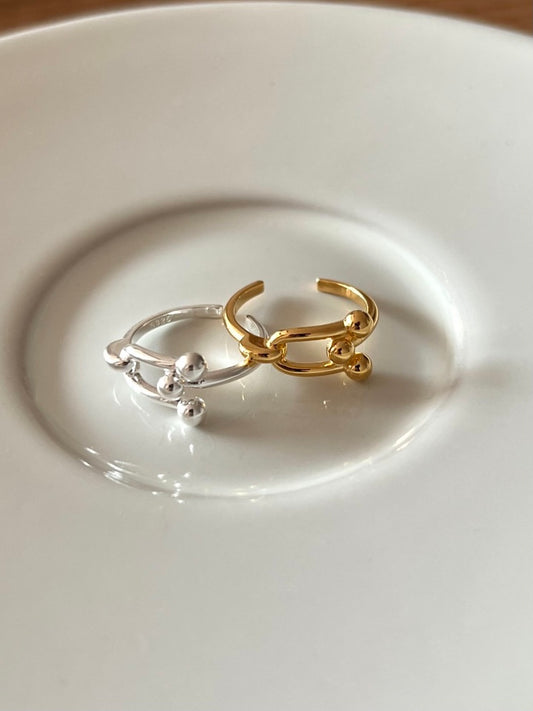 Horseshoe Stud Ring